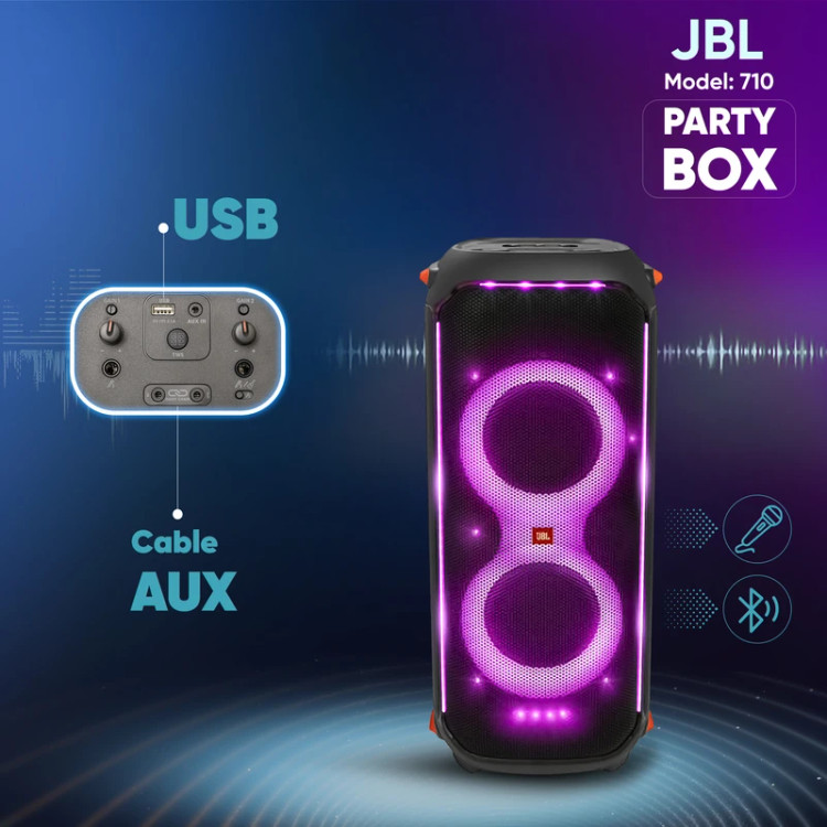 اسپیکر بلوتوثی قابل حمل جی بی ال مدل party box 710