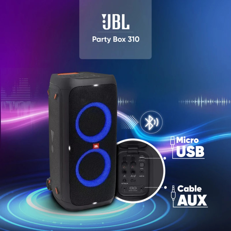 اسپیکر بلوتوثی قابل حمل مدل prty box 310