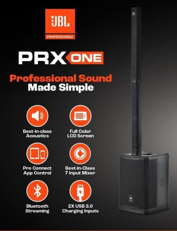 اسپیکر بلوتوثی جی بی ال مدل JBL PRX ONE