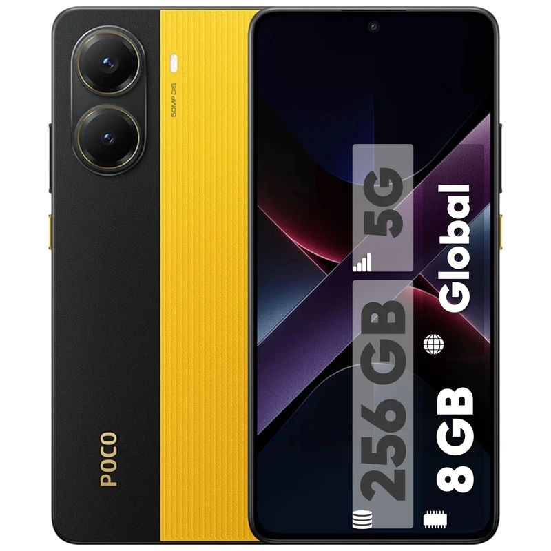 گوشی موبایل شیائومی مدل poco X7 pro حافظه 256 گیگابایت رم 8 گیگابایت
